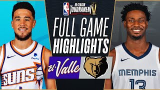 SUNS at GRIZZLIES  NBA INSEASON TOURNAMENT 🏆  FULL GAME HIGHLIGHTS  November 24 2023 [upl. by Divadleahcim637]