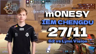 CS2 POV G2 m0NESY 2711 vs Lynn Vision Anubis IEM Chengdu 2024 [upl. by Donaugh227]