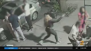 Shocking Video Woman Shot Killed At PointBlank Range In Brooklyn [upl. by Hopper]