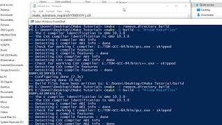 How to Use CMake using Windows C [upl. by Hahnert565]