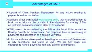 SBI CMP Government Payments Video created in March 2017 [upl. by Eyatnod]