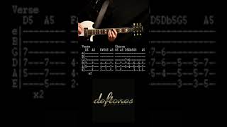 Deftones Please Let Me Get What I Want Guitar Tab Cover [upl. by Acisse182]