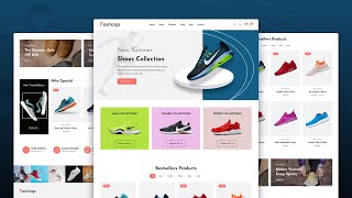 Lets Build a Creative eCommerce Website Using Html CSS JavaScript [upl. by Aniwde]