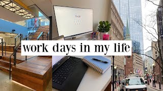 95 work days in my life  working from home  going into the office [upl. by Aniale482]