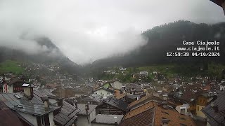 Timelapse 04102024  Webcam Casa Ciajeole  Moena Val di Fassa Dolomiti [upl. by Seif]