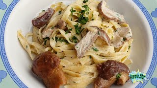 Pasta speck e funghi [upl. by Werdnael]