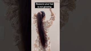 Reasons ur hair is not growing ❌ hair haircare shorts [upl. by Enoyrt]