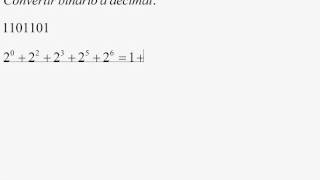 Conversión de Binario a Decimal  Electrónica Digital  Ejemplo1 [upl. by Carr]