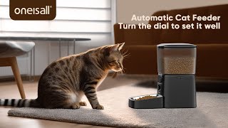 How to assemble and program oneisall cat feeder [upl. by O'Reilly624]