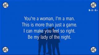 Bad Boys Blue Youre A Woman  Lyrics [upl. by Raphael]