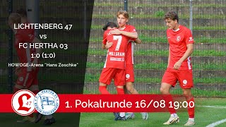 Spielszenen Lichtenberg 47  FC Hertha 03 [upl. by Jaehne]