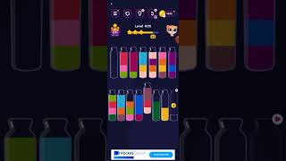 405 Level Get colour  Water sort puzzle game 2024 [upl. by Lukash]