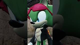 Scourge the Hedgehog fights Metal Scourge shorts sonic sonicanimation scourge [upl. by Naihtsirc]