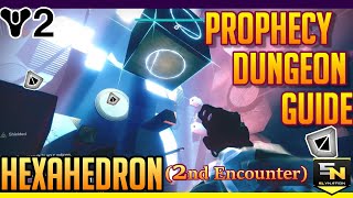 Destiny 2  Prophecy Dungeon Guide Part 2 Hexahedron Cube Room [upl. by Atiuqel792]