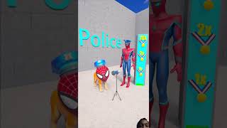 The Police Dog Get The Medal Most gta spiderman policespiderman [upl. by Netsrik]