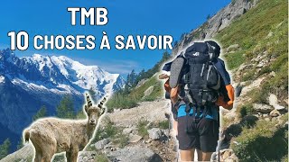 TMB  10 choses ESSENTIELLES à savoir avant de se lancer [upl. by Pubilis]