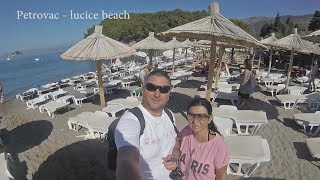 Crna gora letovanje plaze utjeha canj buljarice sutomore petrovac lucice  GoPro hero 4 session [upl. by Gae671]