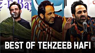 Tehzeeb Hafi Shayari Compilation  Best of Tehzeeb Hafi  Tehzeeb Hafi Poetry  Urdu Poetry [upl. by Nazar939]