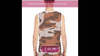 Guffaw Basketball Jersey  Military Camouflage Print X3  MoistureWicking amp Odor Resistant  Lig [upl. by Slin690]