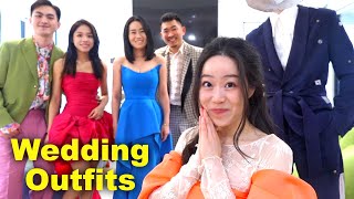 WHAT MY FAMILY IS WEARING TO OUR WEDDING  TRY ON HAUL [upl. by Flan304]