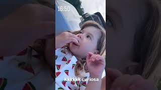 Maria Alice tá muito curiosa virginiafonseca baby virginia filhosdavirgina mariavirginia memes [upl. by Brechtel385]