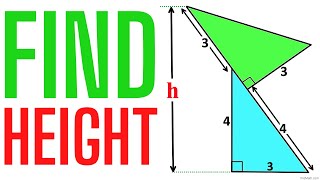 Can you find the Height of This Shape  StepbyStep Tutorial [upl. by Cory]