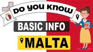 Do You Know Malta Basic Information  World Countries Information 110  General Knowledge amp Quizzes [upl. by Augy583]