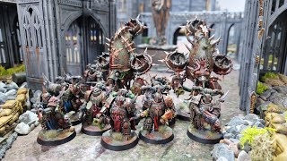 Chaos Space Marines vs Death Guard Warhammer 40k battle report [upl. by Elades809]