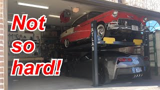 How to install a four post car lift [upl. by Jeane]