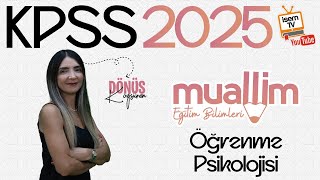 2025 KPSS Öğrenme Psikolojisi Tanıtım  Dönüş KÖYSÜREN  İsemTV [upl. by Elleoj]