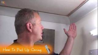 Tommys Trade Secrets  How To Fit Coving Internal Mitre [upl. by Adnohsad930]