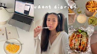 Student Diaries  study vlog a whole day on class information systems major amp home cooking [upl. by God213]