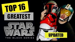 Top 16 Greatest Star Wars Black Series Helmets made by Hasbro [upl. by Aelegna]