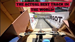 CHAMPERY EUROPEAN DH CHAMPIONSHIPS TRACK PREVIEW [upl. by Ahsoek889]