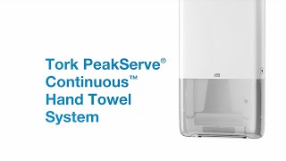 Tork PeakServe® Continuous™ Hand Towel System [upl. by Razid]