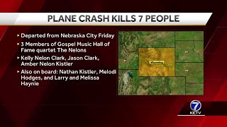 7 people died after plane departing from Nebraska City crashes in Wyoming [upl. by Novaj]