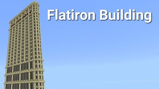 how to build the Flatiron Building minecraft tutorial [upl. by Beckie281]