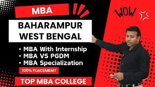 BEST MBA COLLEGE IN BAHARAMPUR  TOP MBA COLLEGE INBAHARAMPURWEST BENGAL  ADMISSION  FEE [upl. by Iroak68]