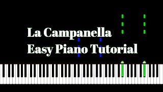 la campanella easy piano tutorial [upl. by Patricia532]