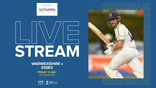 🔴 LIVE  Warwickshire v Essex  County Championship  Day Two [upl. by Anima]