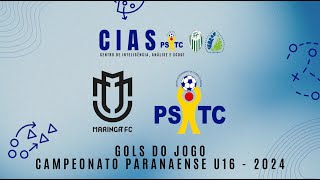 Gols da Partida U16  Maringá FC 1 x 1 PSTC [upl. by Annoel]