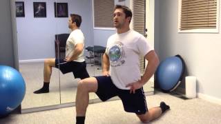 Lunging Hip Flexor Stretch [upl. by Hannad]