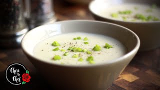 Cream of Leek Soup 🥣 5 Ingredient Recipe [upl. by Mohr]