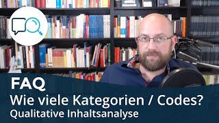 Qualitative Inhaltsanalyse  Wie viele Kategorien brauche ich [upl. by Tory]