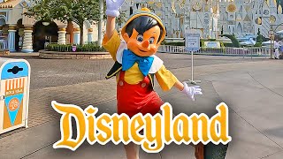 Early Morning Disneyland Walkthrough Low Crowds and First Halloween Merch of 2023 4K POV [upl. by Oeram361]