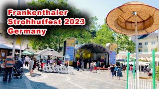 Frankenthaler Strohhutfest 2023  Frankenthal Strohhutfest  Straw Hat Festival Germany [upl. by Hsirap]