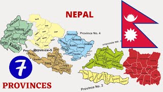 Seven Provinces of Nepal  7 States of Nepal Federal Democratic Republic details  7 Pradesh [upl. by Barton]