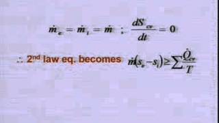 Engineering Thermodynamics  Second Law Analysis of Open Systems [upl. by Nahgaem]