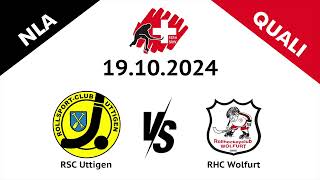 Highlights Rollhockey NLA  RSC Uttigen vs RHC Wolfurt [upl. by Dilahk]