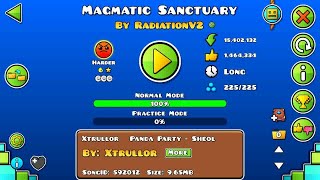 Magmatic Sanctuary by RadiationV2 Harder 3 Coins Geometry dash 22 [upl. by Nolaj150]